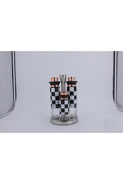 AROW Checkered 3 Piece Oil Vinegar Bowl Tr-3741