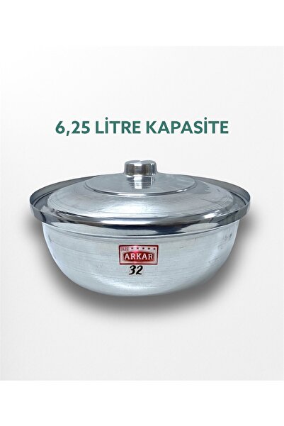 YILDIZ ARKAR Alüminyum Salça Aşure Yahni Kavurma Sos Helvane Tenceresi 6,25 L...