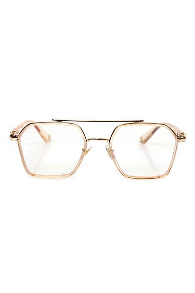 Angel Eyes Nude Color Frame Blue Light Protected Women's Glasses