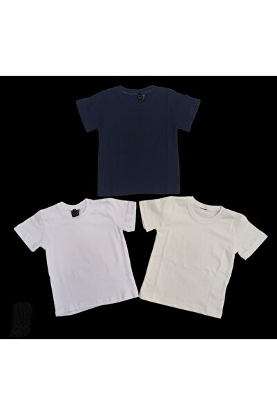 bebedino Tricou de bază cu mânecă scurtă Lycra Badi Sweat (pachet de 3) crem-...