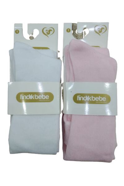 Meriç bebe جوارب طويلة للأطفال حديثي الولادة باللون الأبيض والوردي، مجموعة من...