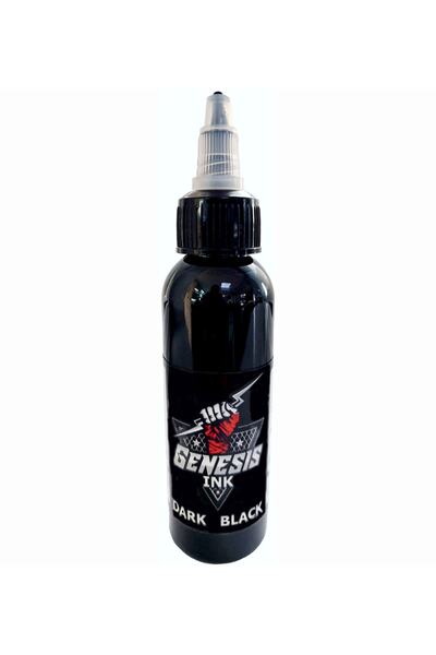 Genesis Koyu Siyah Dövme Boyası 60 ml - 2 Oz