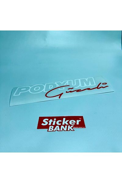 Sticker Bank Catwalk Car Sticker - Beautiful DesiGn