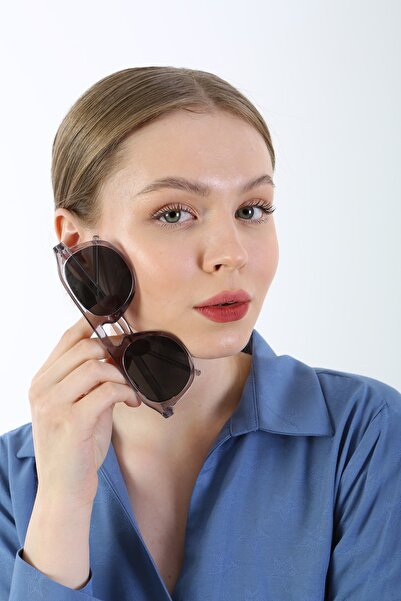 ModaLand Mh 8890 Light Frame Smoked Unisex Sunglasses