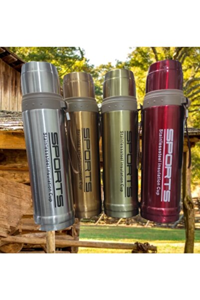 ErginGroup 500 Ml Taşınabilir Paslanmaz Çelik Termos 0,5 Litre