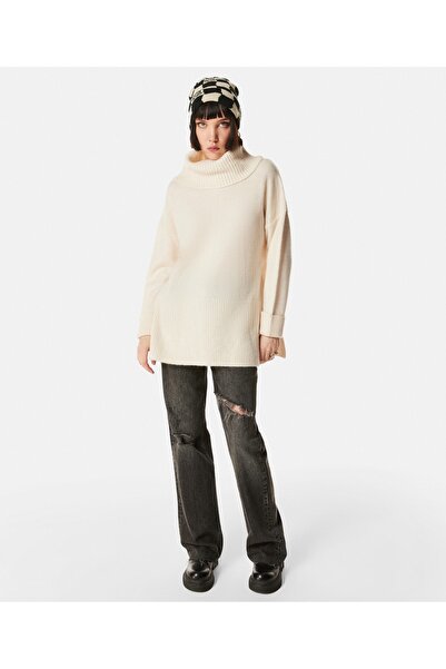 Twist Dlouhý svetr s rozparkem