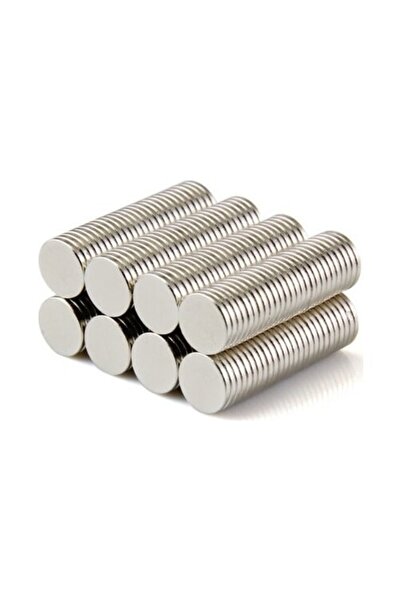 Dünya Magnet 10 Adet Neodyum Mıknatıs 7 X 1,5 Mm Yuvarlak Magnet