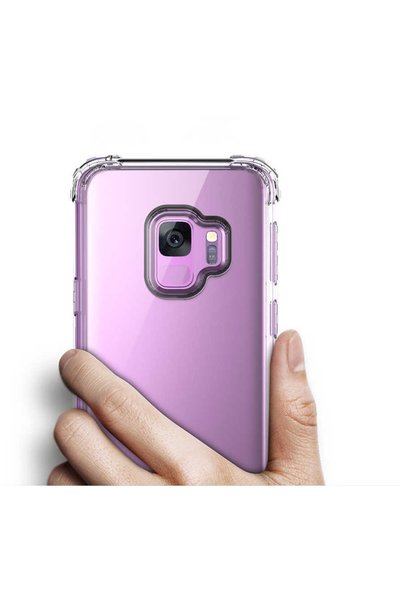 ZM STORE جراب سامسونج جالاكسي S9 زوري نيترو غطاء سيليكون شفاف مضاد للصدمات