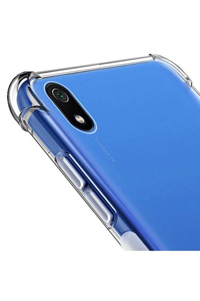 ZM STORE غلاف هاتف Xiaomi Redmi 7a Zore Nitro غطاء سيليكون شفاف مضاد للصدمات