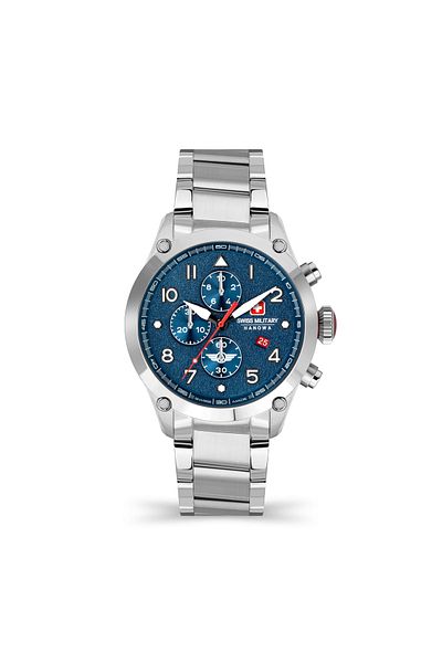 Swiss Military Swiss Military Hanowa Smog2101502 Sapphire Glass Swiss Made Men's Wristwatch
