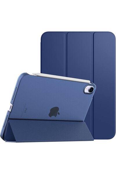 Fogy Ipad Air 5.nesil 10.9" 2022 Uyumlu Kılıf Kapaklı Ince Arkası Şeffaf Mat ...