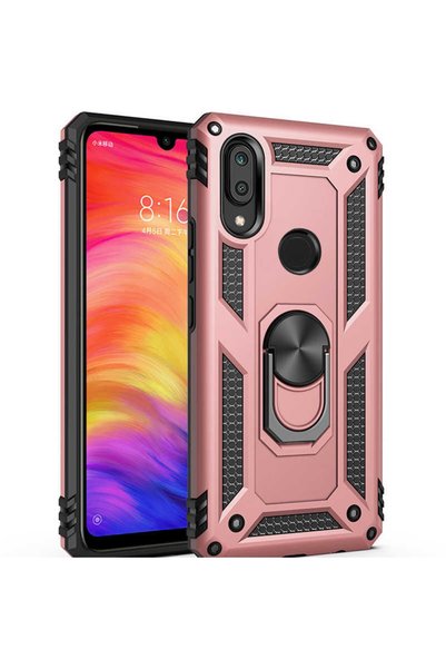 ZM STORE Huawei Y7 Prime 2019 Case Zore Vega Cover with Tank Ring Stand