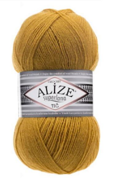 Alize Sperlena Crochet Mustard 5 Pieces Color: 02