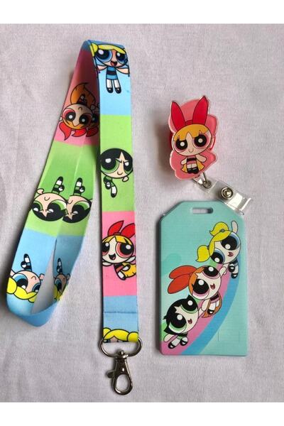 Hediyebum Σετ με λουράκι για τον λαιμό και θήκη για κάρτες Yoyo Crazy Girls