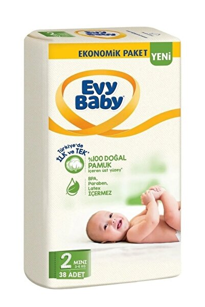 Evy Baby Bebek Bezi 2 Beden Mini Fırsat Paketi 76 Adet (YENİ)