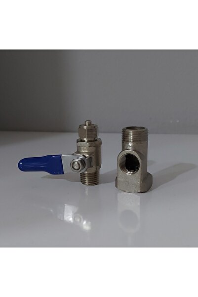 Noname Su Arıtma 3/8 Hat Alma Bağlantı Aparatı Ve 1/4 Küresel Vana