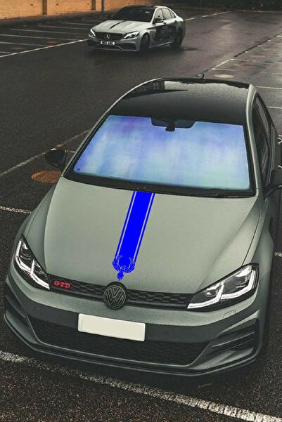 STİCKERCI BEY 12*60 Cm Autocolant cu dungi cu model de vultur - Accesoriu din folie, autocolant adeziv modificat