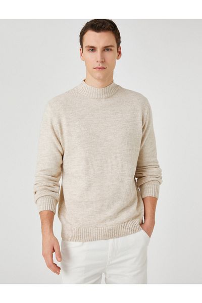 Koton Basic Knitwear Sweater Half Turtleneck
