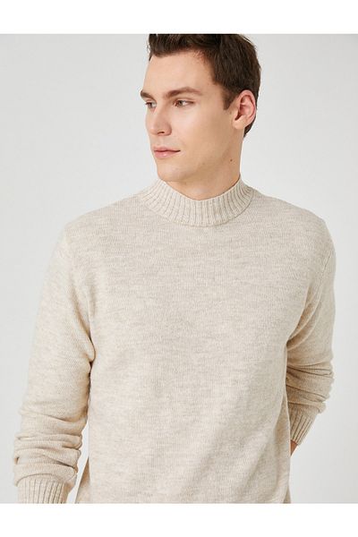 Koton Basic Knitwear Sweater Half Turtleneck