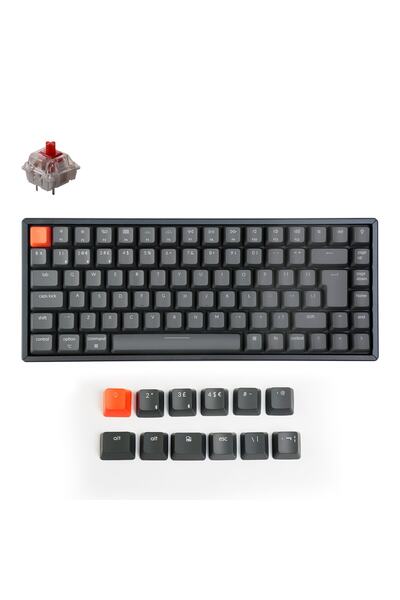 Keychron K2 Kablosuz Mekanik Klavye Rgb aluminum Frame-gateron G Pro Red Switch version 2 Uk Iso
