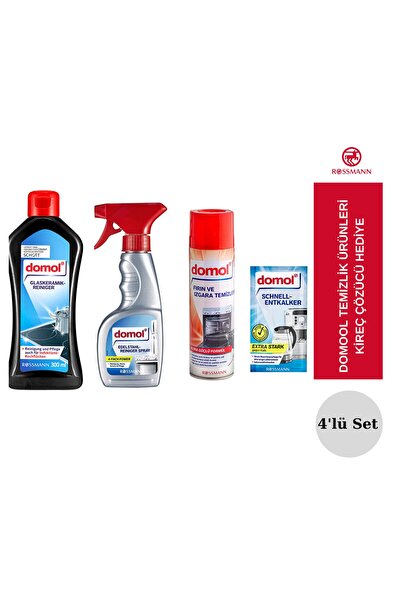 DOMOL Fırın & Izgara Temizleyici Çelik Ve Gümüş Temizleyici Cam Ve Seramik Te...