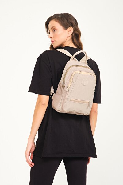 AVCA Rucsac de damă Rucsac crinkle zilnic cu mai multe compartimente