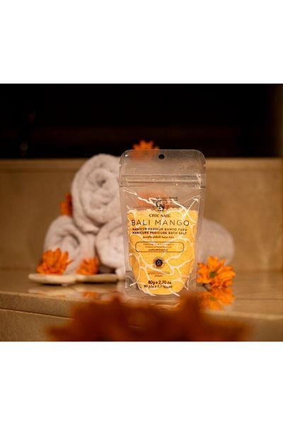 Chic Nail Manicure & Pedicure And Bath Salt Bali Mango 80 grams / Epsom Salt / English Salt