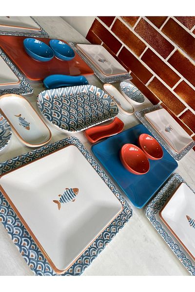 Keramika 25 Piece Koi Breakfast Set