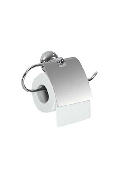 ÇEÇEN HOME Metalni hromirani držač toalet papira sa poklopcem