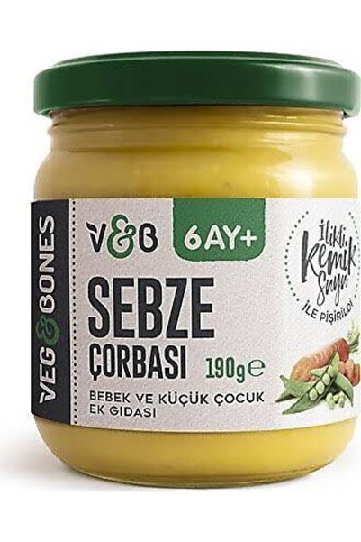Veg&Bones Kemik Sulu Sebze Çorbası 190g. 6 Adet