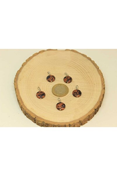 Yasamtohumu Коричневий камінь «Зірка» для кулона (14774)