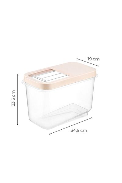 Vienev Set of 2 Multibox 10 Liter Maxi Storage Container with Slide Lid Anthracite