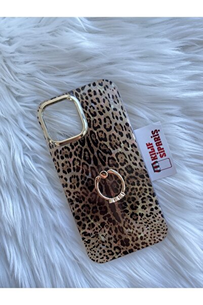 Kılıfsiparis Iphone 12 Pro Max Uyumlu Yüzük Standlı Telefon Kılıf