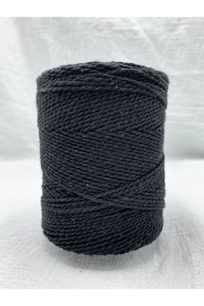 E Elmas Colored Bundling Rope Black (2-3MM-200GR-200M)