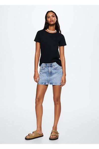 MANGO Woman Cotton Premium T-Shirt