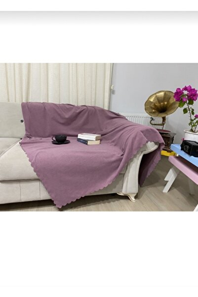 POYRAZ كرز غير قابل للانزلاق للاستخدام على الوجهين، غطاء سرير أريكة شانيل غير...