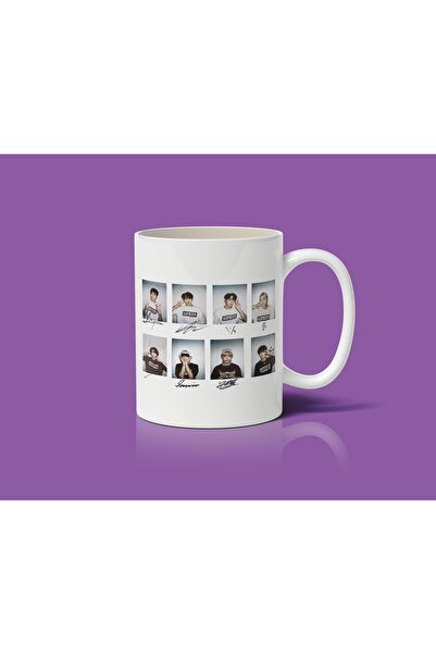 designedfy Stray Kids 4 Baskılı Kupa Bardak