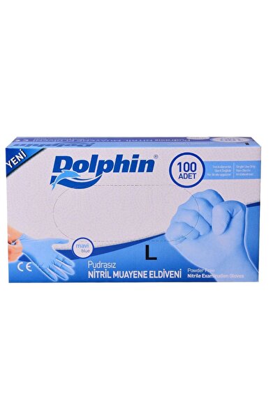 TULANCLEAN Pudrasız Mavi Nitril Medikal Muayene Eldiveni ( L ) 2000 Adet