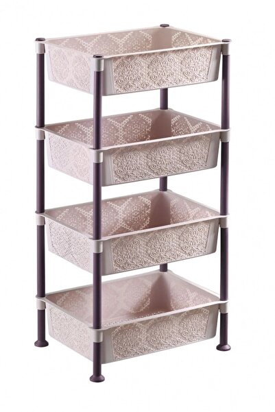 Genel Markalar Nakış Model 4 Katlı Nostalji Sebzelik Pudra