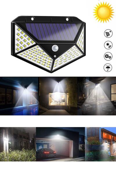 TechnoStation Dış Mekan Aydınlatma 114 Led Bahçe Lambası Işıklandırma Aydınlatma