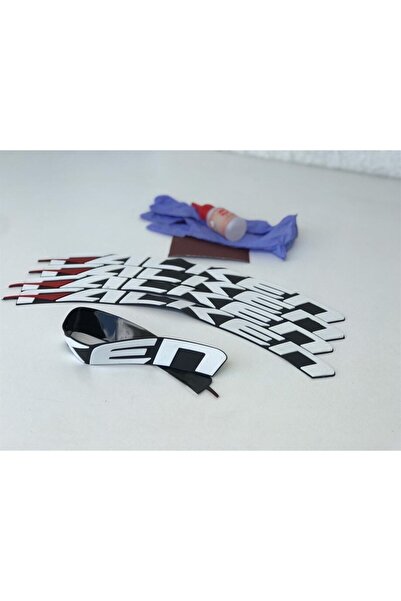 komauto ملصق حروف مطاطي أبيض من Falken