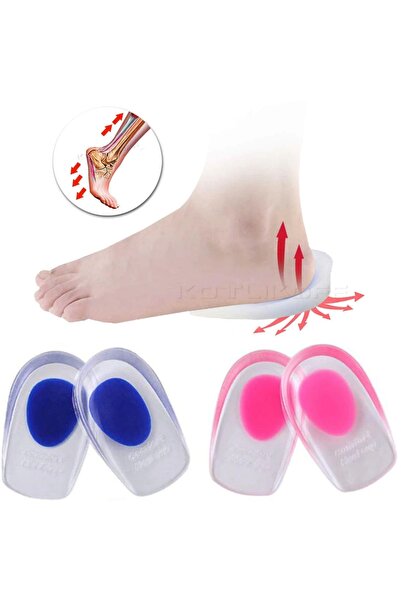 Foottab Silikon Jel Topuk Destek Yastığı Ağrı Hafifletici Şok Emici Taban