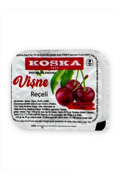 Koska Piknik Vişne Reçeli 20 Gr 100'lü