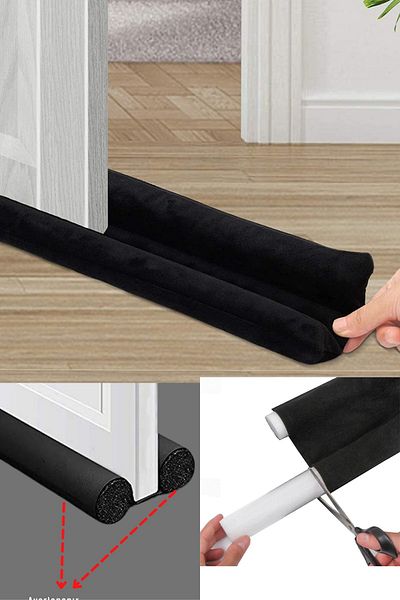 Ankaflex 1 Piece Under Door Anti-Wind Heat Insulation Sponge Double Sided Insect Pest Blocker