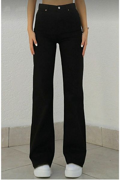 DRC trend Since's Gold 90's Women's Black Loose Lycra Super High Waist 90's Denim Jeans (Very Comfortable)