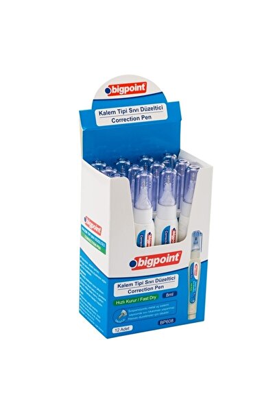 Bigpoint 12'li Daksil Kalem Tipi Sıvı Silici 8ml