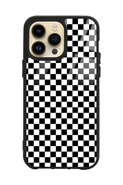 Spoyi Iphone 14 Pro Max Damalı Tasarımlı Lansman Glossy Telefon Kılıfı