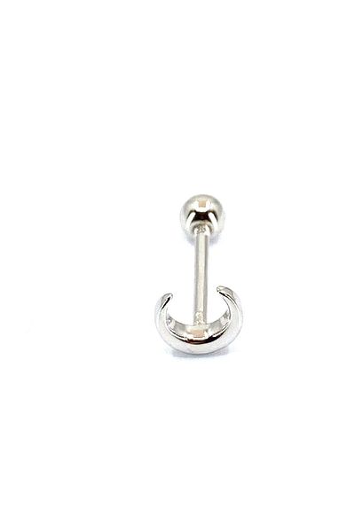 La femme by begum Non-Stone Crescent Moon Silver Silver Piercing,flat,helix,tragus,forward Helix Piercing