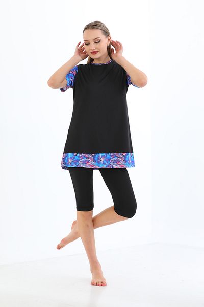 Elif Okur Short Sleeve Pool Swimsuit 7420