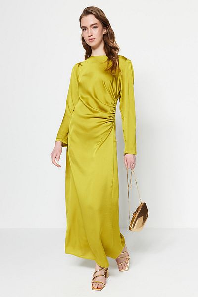 Trendyol Modest Evening Dress - Green - Shift